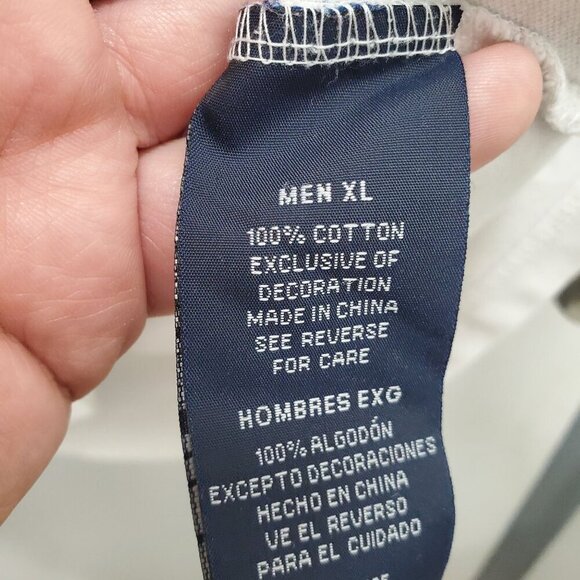 Nautica Men's Y2K Red White Blue Colorblock All Cotton Preppy SS Polo Shirt‎ XL - Picture 6 of 7